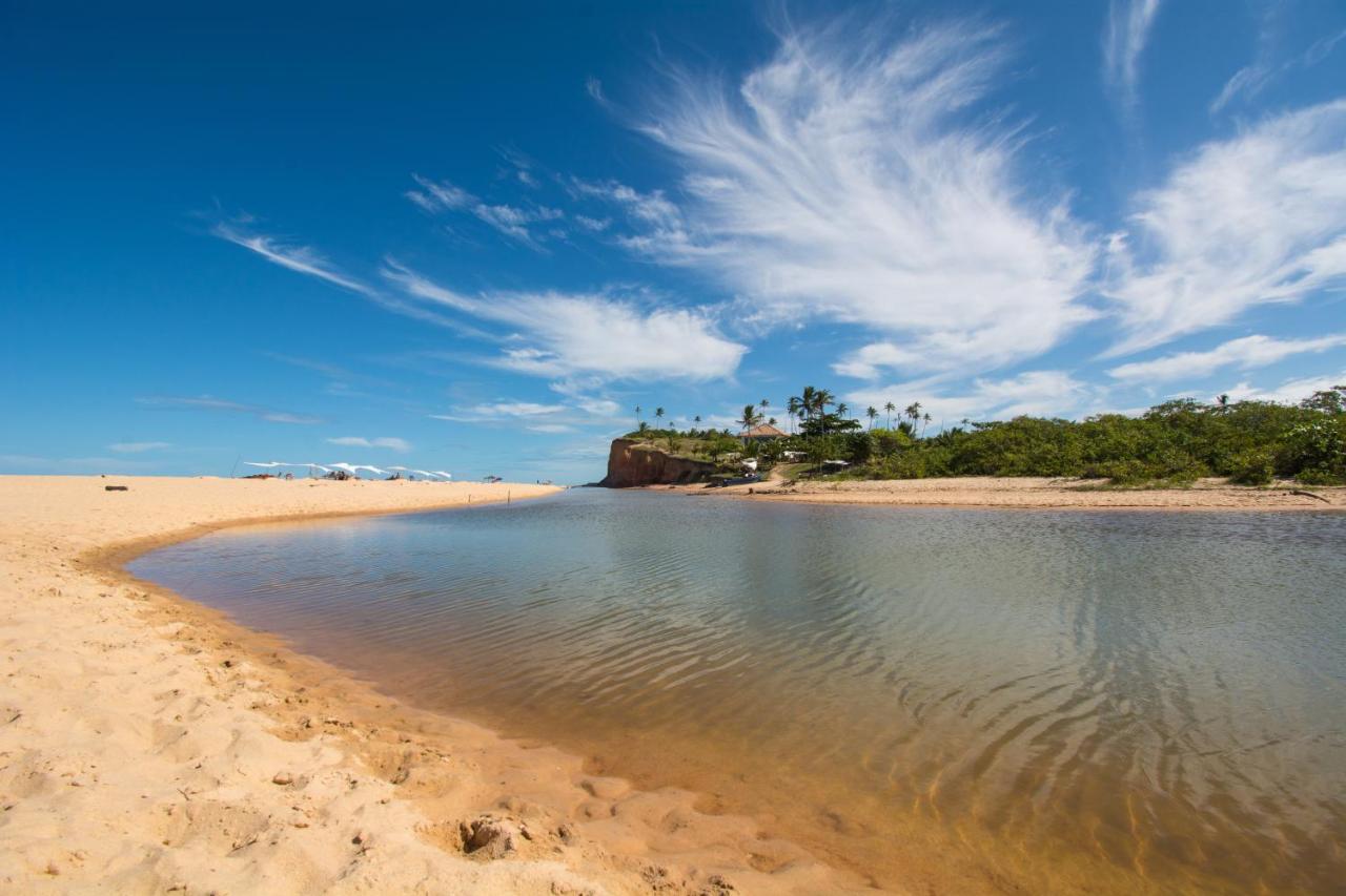 Paraiso Azul Com Vistas Maravilhosas Cumuruxatiba Luaran gambar