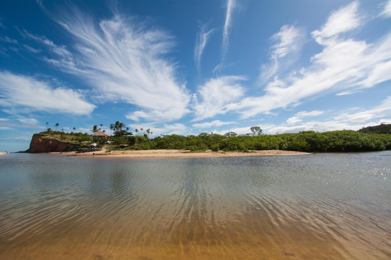Paraiso Azul Com Vistas Maravilhosas Cumuruxatiba Luaran gambar
