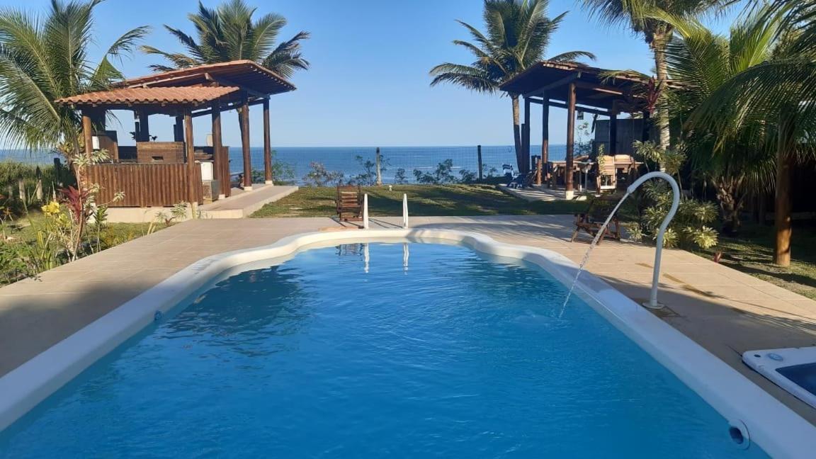 Paraiso Azul Com Vistas Maravilhosas Cumuruxatiba Luaran gambar