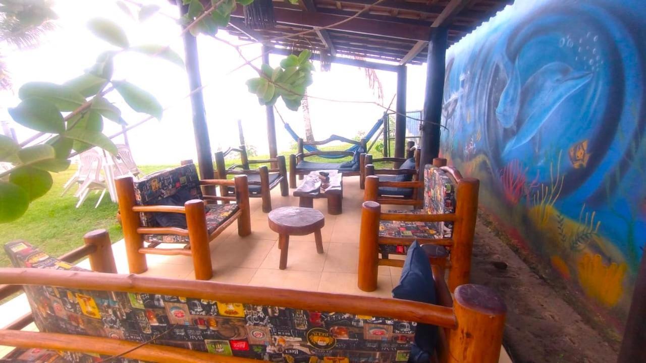 Paraiso Azul Com Vistas Maravilhosas Cumuruxatiba Luaran gambar