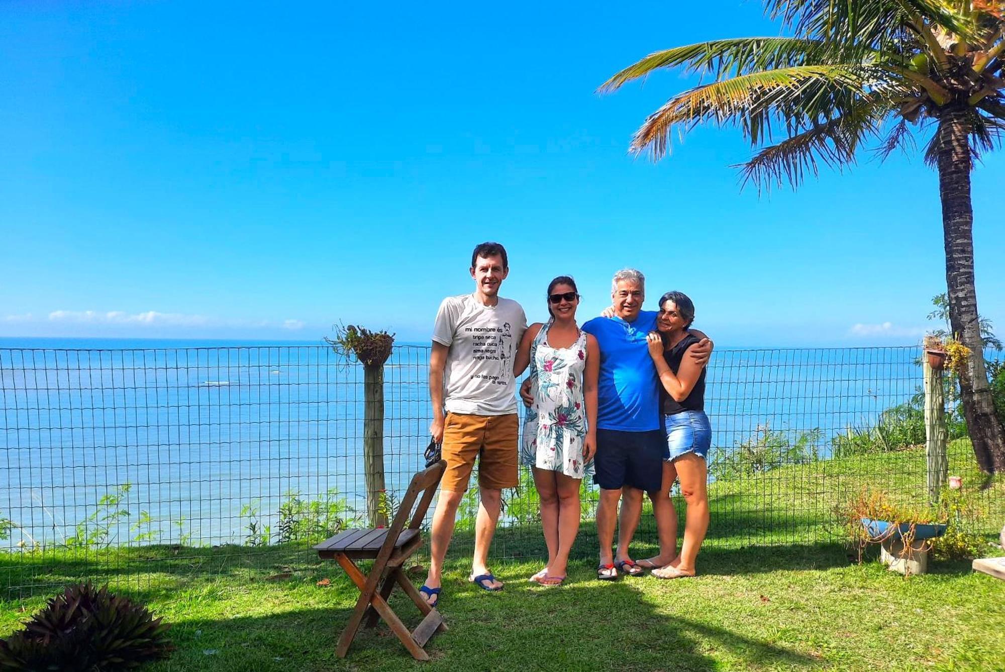 Paraiso Azul Com Vistas Maravilhosas Cumuruxatiba Luaran gambar