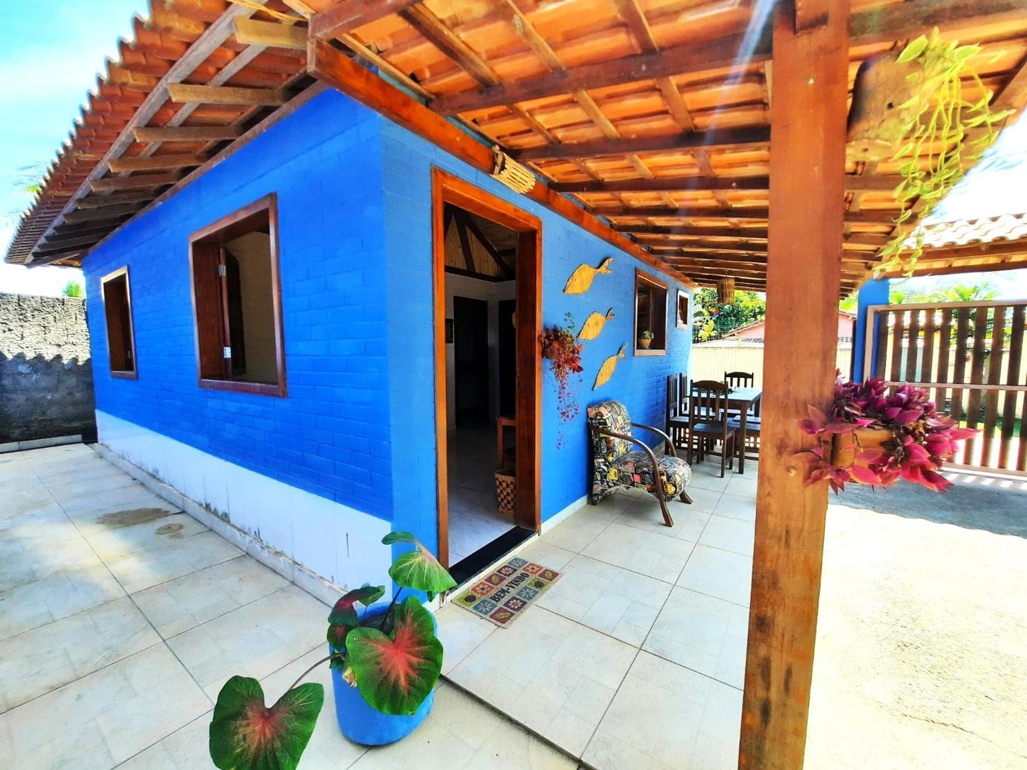 Paraiso Azul Com Vistas Maravilhosas Cumuruxatiba Luaran gambar