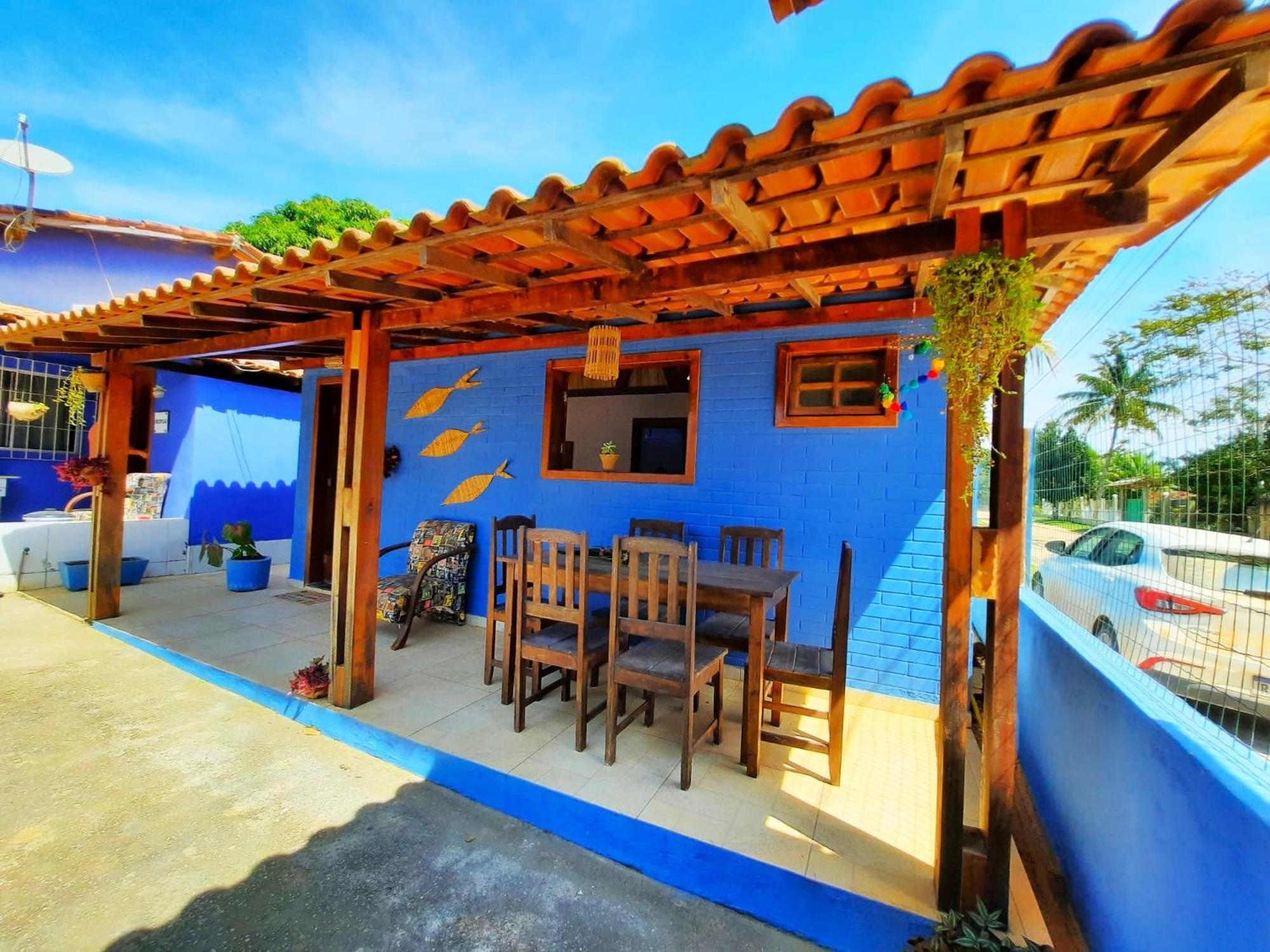 Paraiso Azul Com Vistas Maravilhosas Cumuruxatiba Luaran gambar
